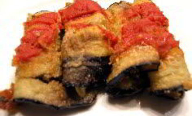 Баклажанные роллы