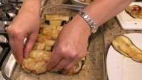 баклажанные роллы