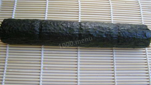 постные роллы с огурцом