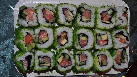Рецепт Ролла Калифорния с лососем