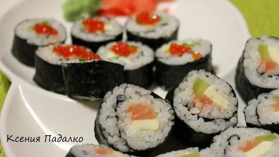 Рецепт роллов ассорти