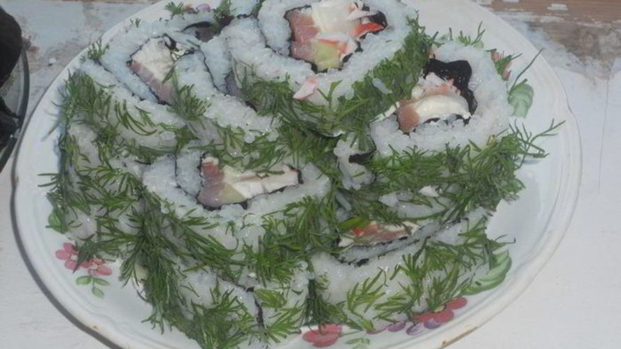 Рецепт роллов калифорния