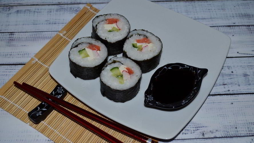 Рецепт роллов с семгой