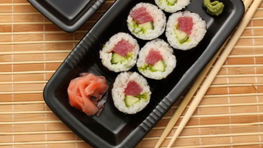 Рецепт роллов с тунцом и огурцом