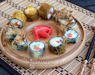 Роллы темпура