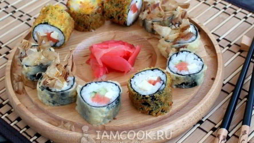 Рецепт роллов темпура