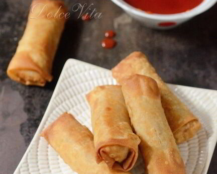 Спринг-роллы с капустой