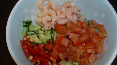 спринг роллы с креветками