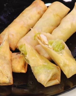 Спринг-роллы с курицей