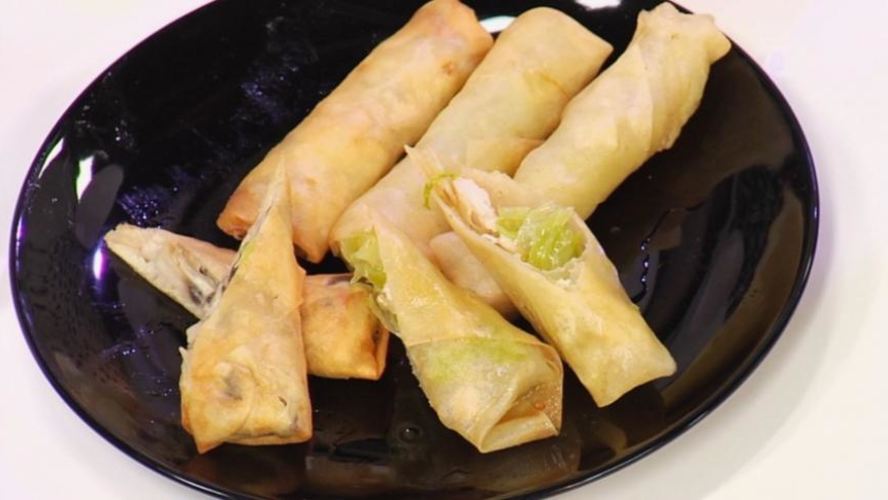 Рецепт спринга-роллов с курицей