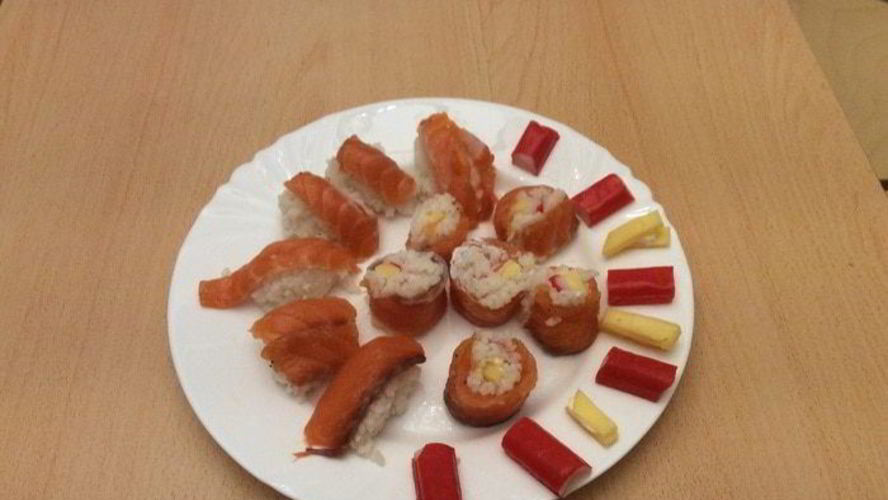 Рецепт суш и роллы большие