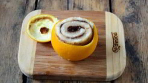 цинамоновые роллы в апельсиновой корке