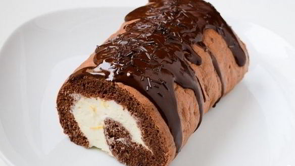 Рецепт Бисквитного рулета с кокосовой начинкой