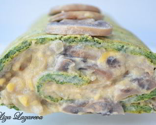 Грибной рулет