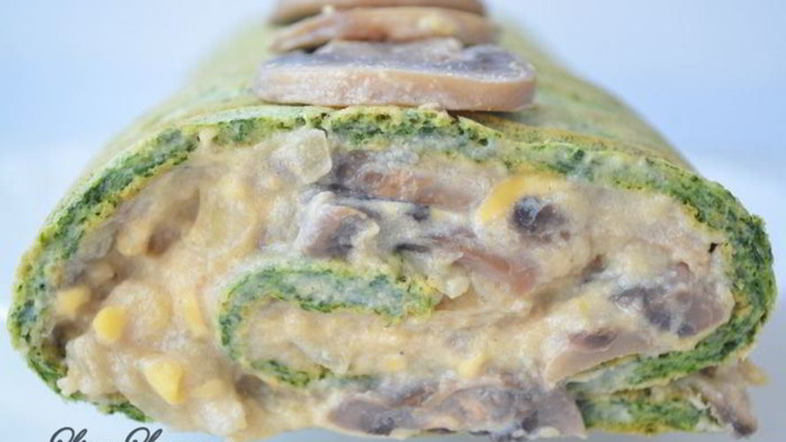 Рецепт грибного рулета