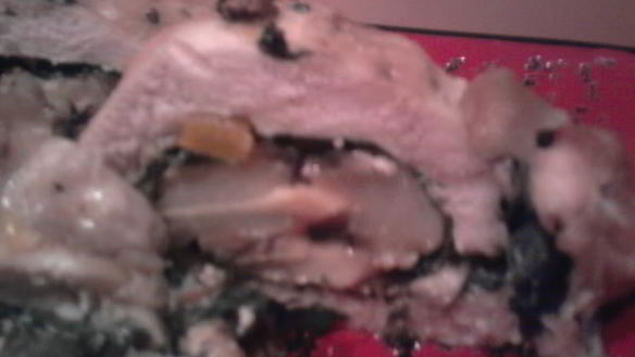 Рецепт Куриного рулета с грушами