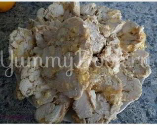 Куриный рулет с желатином