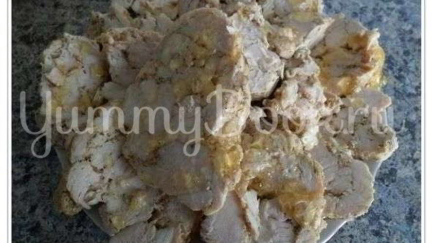Рецепт куриного рулета с желатином