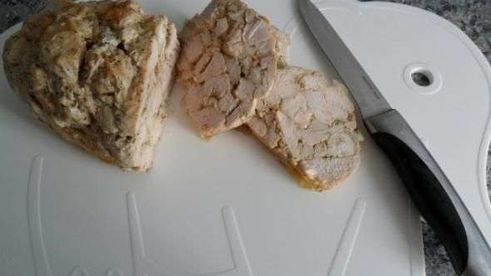 куриный рулет с желатином