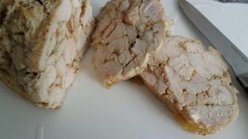 куриный рулет с желатином