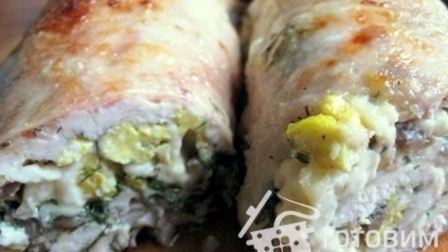 Рецепт куриного рулета