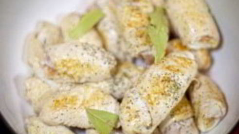 куриные рулетики с апельсином