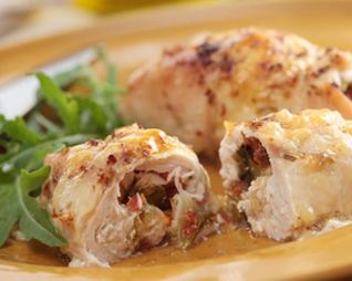 Куриные рулеты с беконом