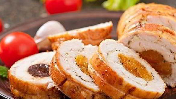 Рецепт Праздничных куриных рулетиков