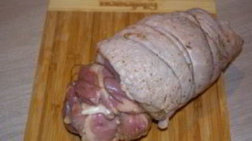 рулет из индейки с изюмом