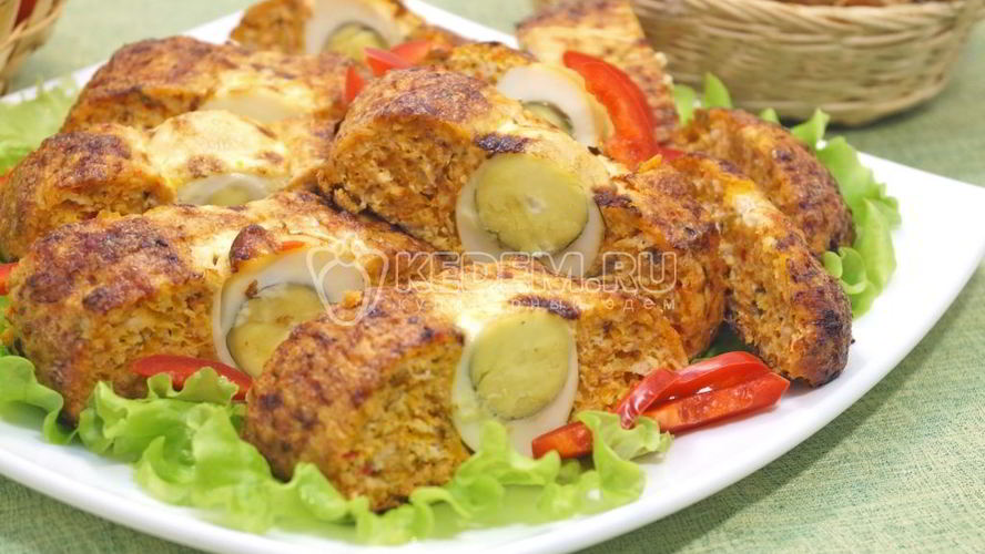 Рецепт рулета из курицы с овощами и яйцами