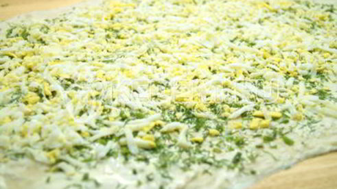 рулет из лаваша с крабовыми палочками