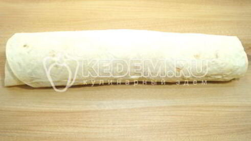 рулет из лаваша с крабовыми палочками