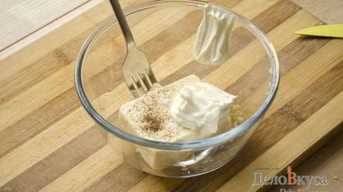 рулет из лаваша с тунцом и зеленым салатом