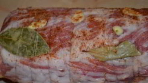 рулет из подчеревка