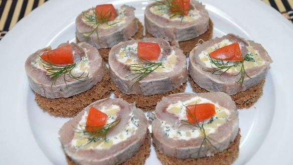 Рецепт Рулета из сельди