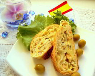 Рулет с морепродуктами