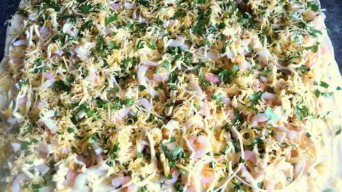 рулет с морепродуктами