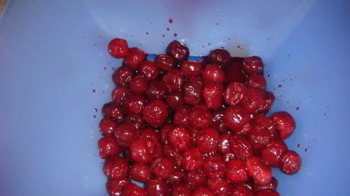 рулет с вишней