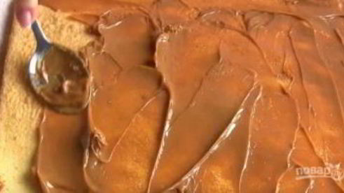 рулет со сгущенкой березка