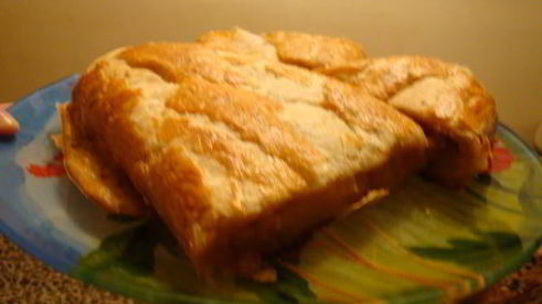 рулет яблочный