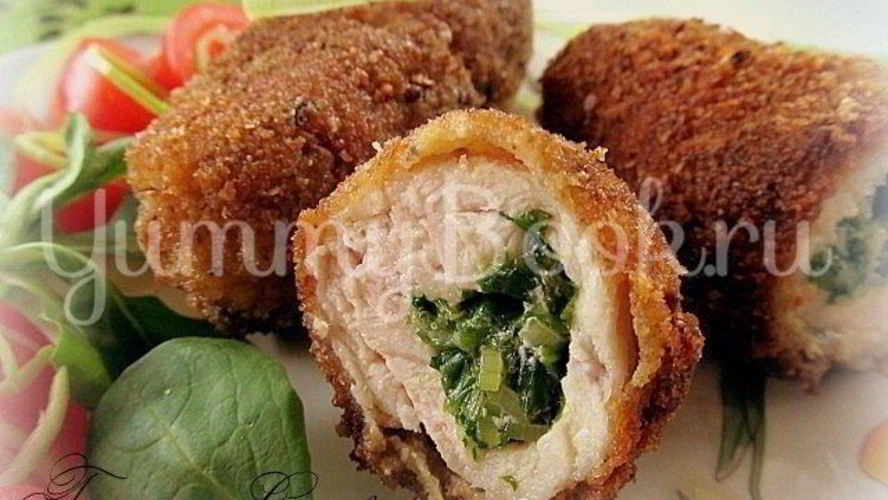 Рецепт рулетиков индюшка в поле