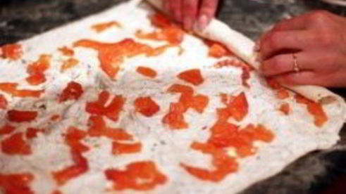 рулетики из плавленого сыра