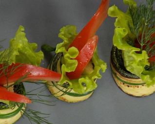 Рулетики из цукини