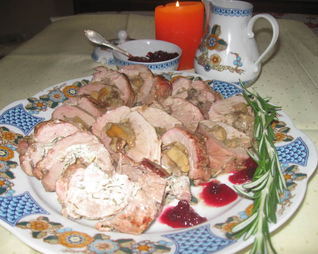 Рулеты из индейки Теплый зимний вечер