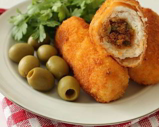 Рыбные рулетики по-сицилийски