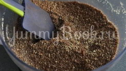 шоколадно-кокосовый рулет без выпечки