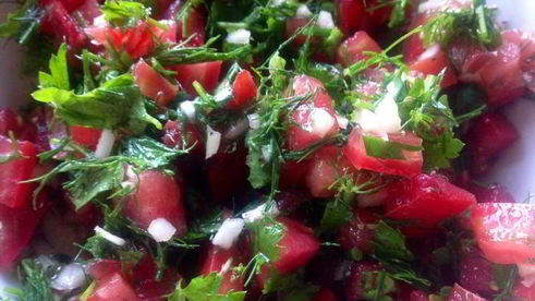 сочные рулеты из кабачков-гриль