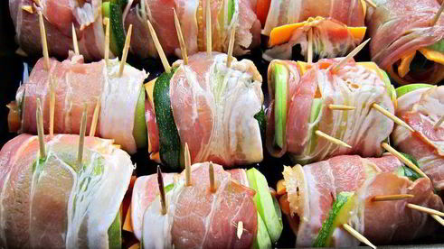 закусочные рулетики из кабачков