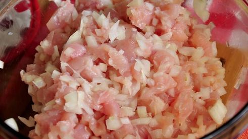 самса с курицей