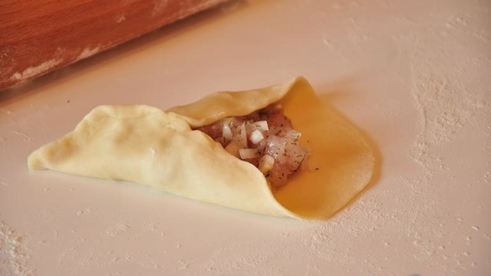 самса с курицей